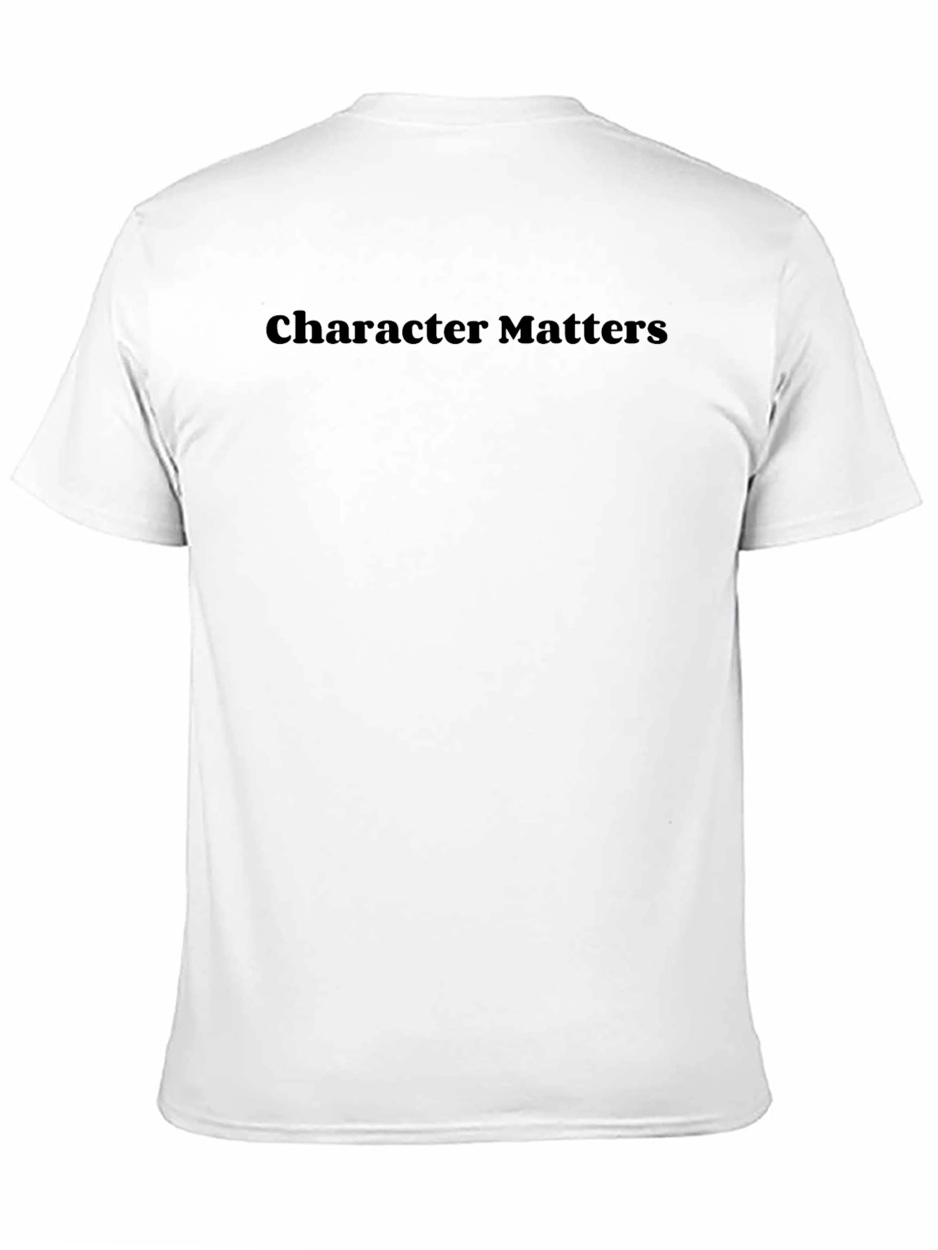 Character Matters Black T-Shirt