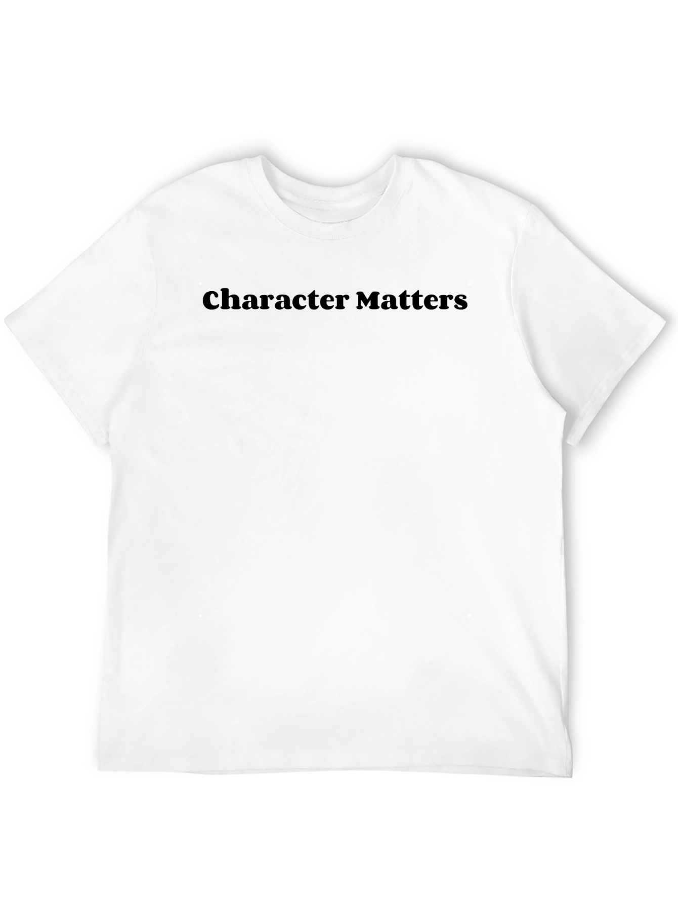 Character Matters Black T-Shirt