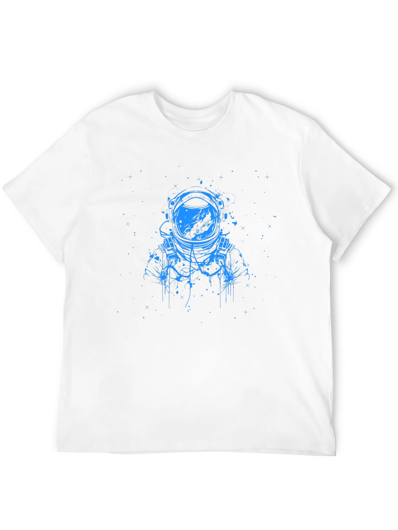 Astronaut Graphic T-Shirt - Black Cotton Tee