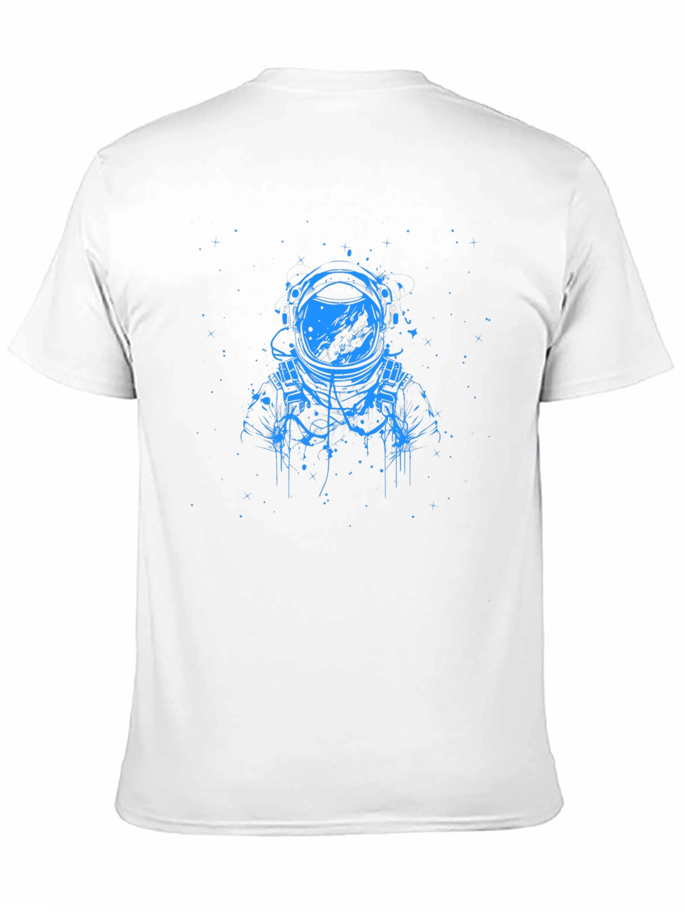 Astronaut Graphic T-Shirt - Black Cotton Tee