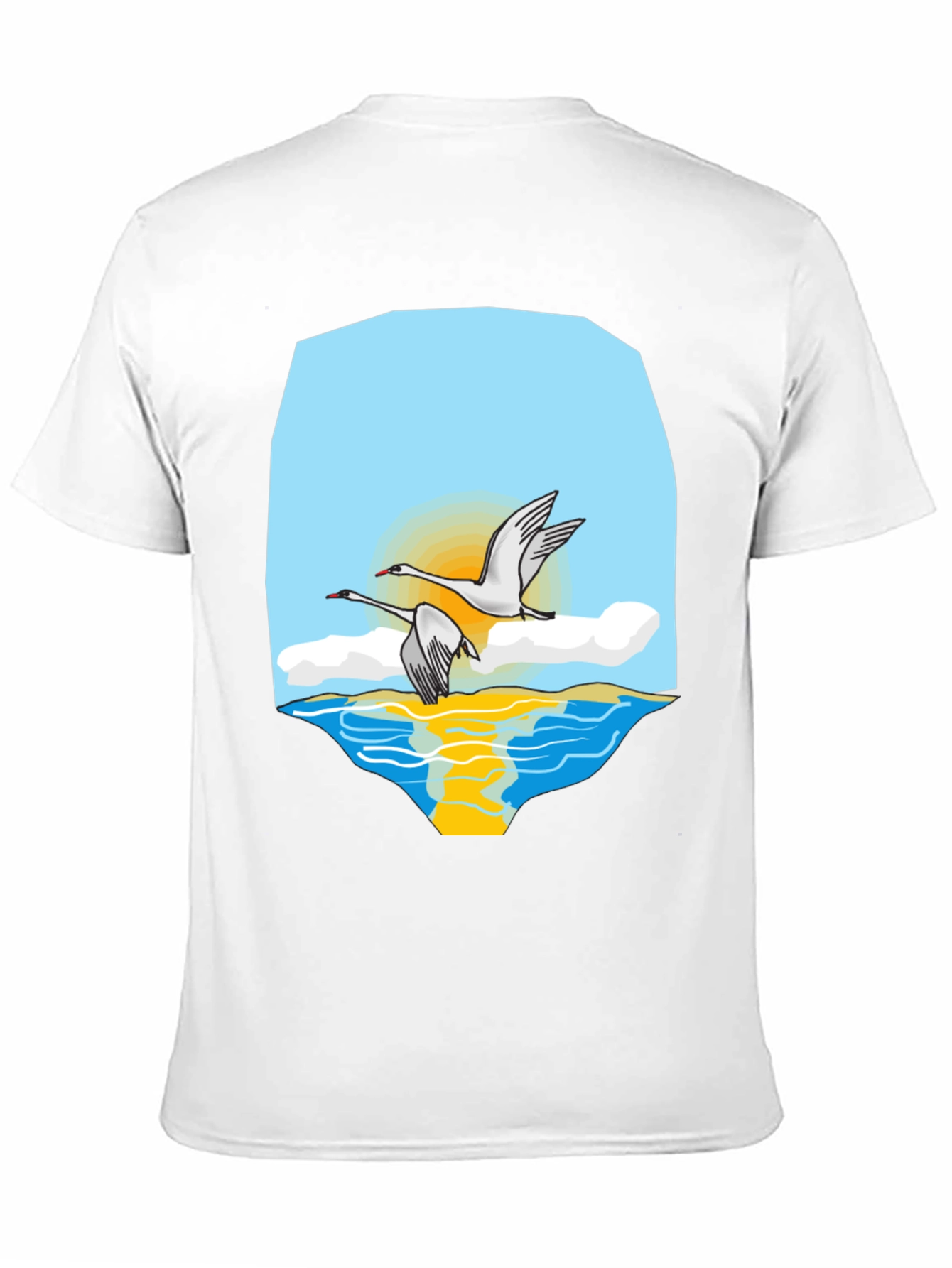 Swan Lake Graphic Tee - Stylish & Comfortable