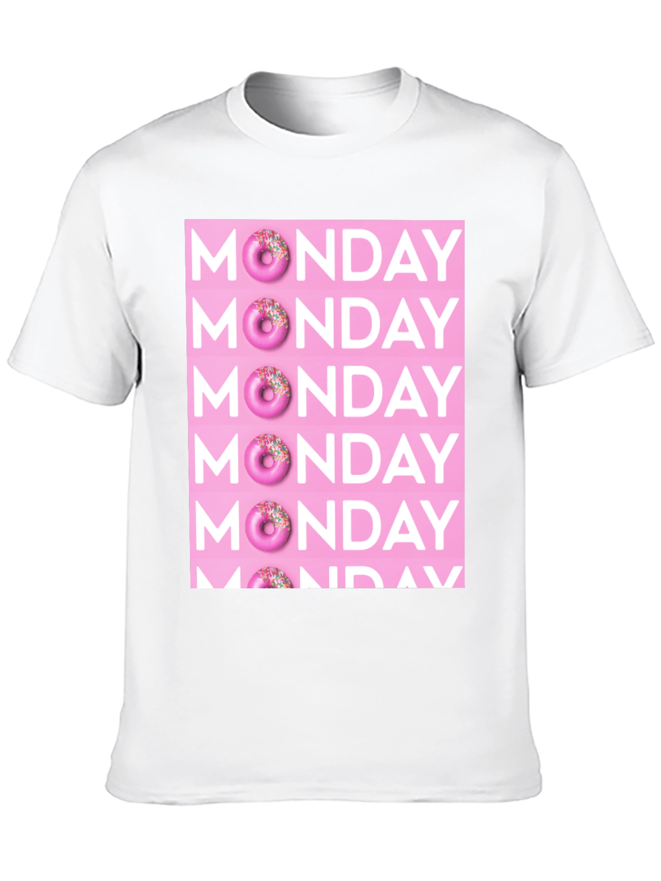 Monday Donut Graphic T-Shirt - Fun & Casual Style