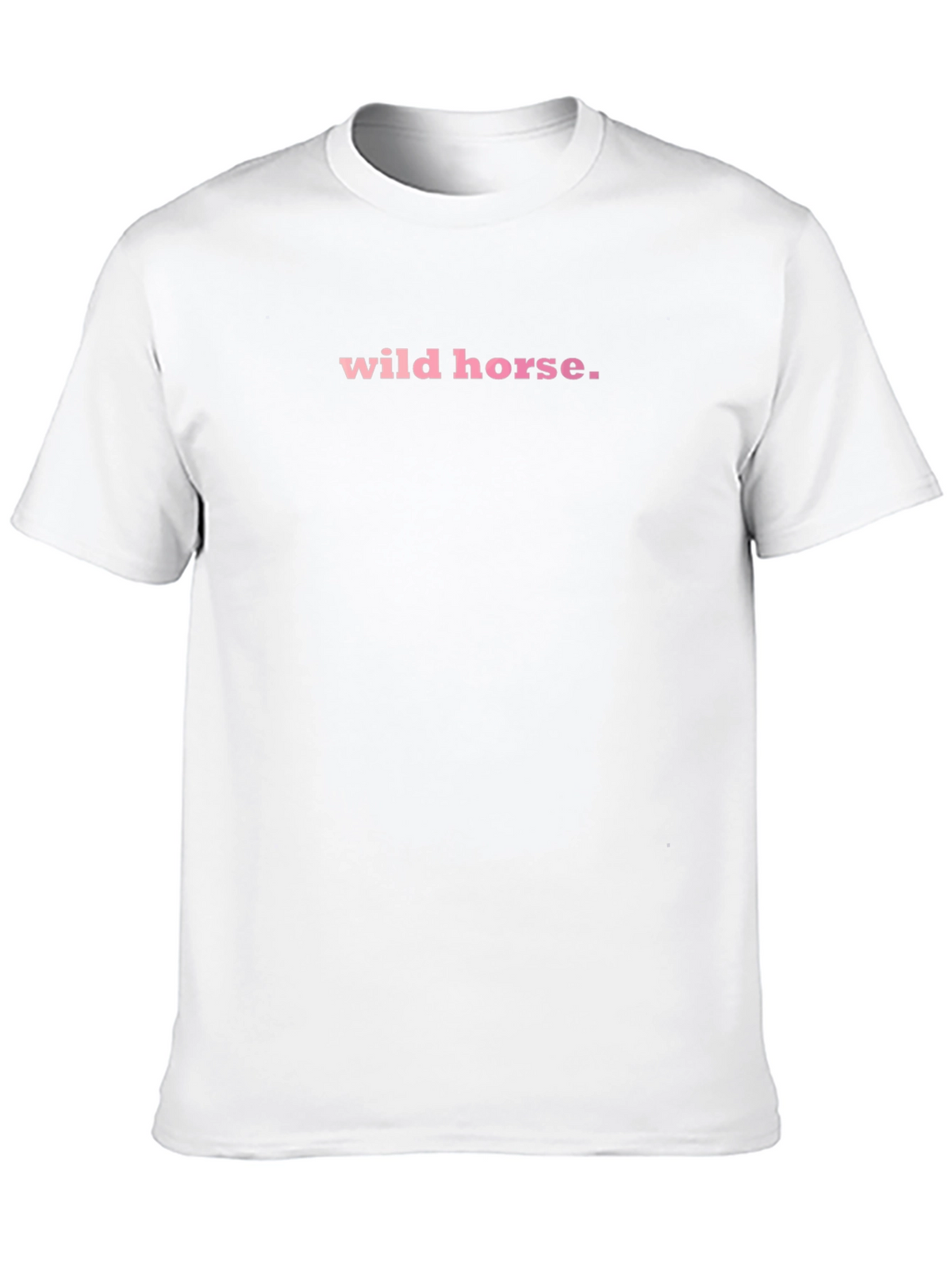 Wild Horse Graphic Tee - Trendy Casual T-Shirt