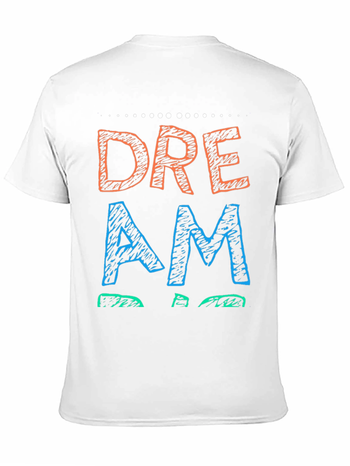 Dream Tee - Graphic Print Black T-Shirt