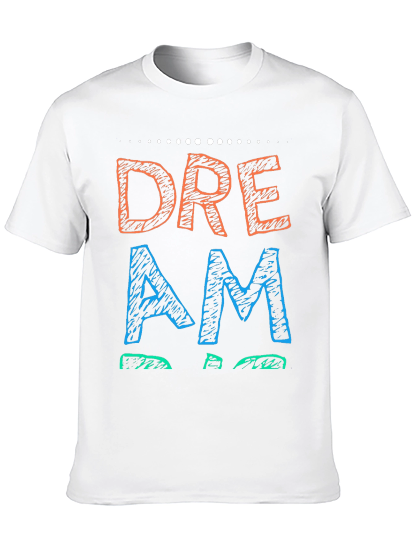 Dream Tee - Graphic Print Black T-Shirt