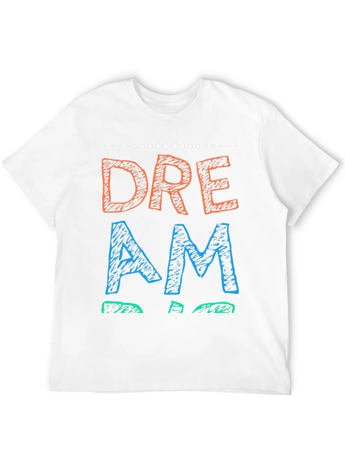 Dream Tee - Graphic Print Black T-Shirt