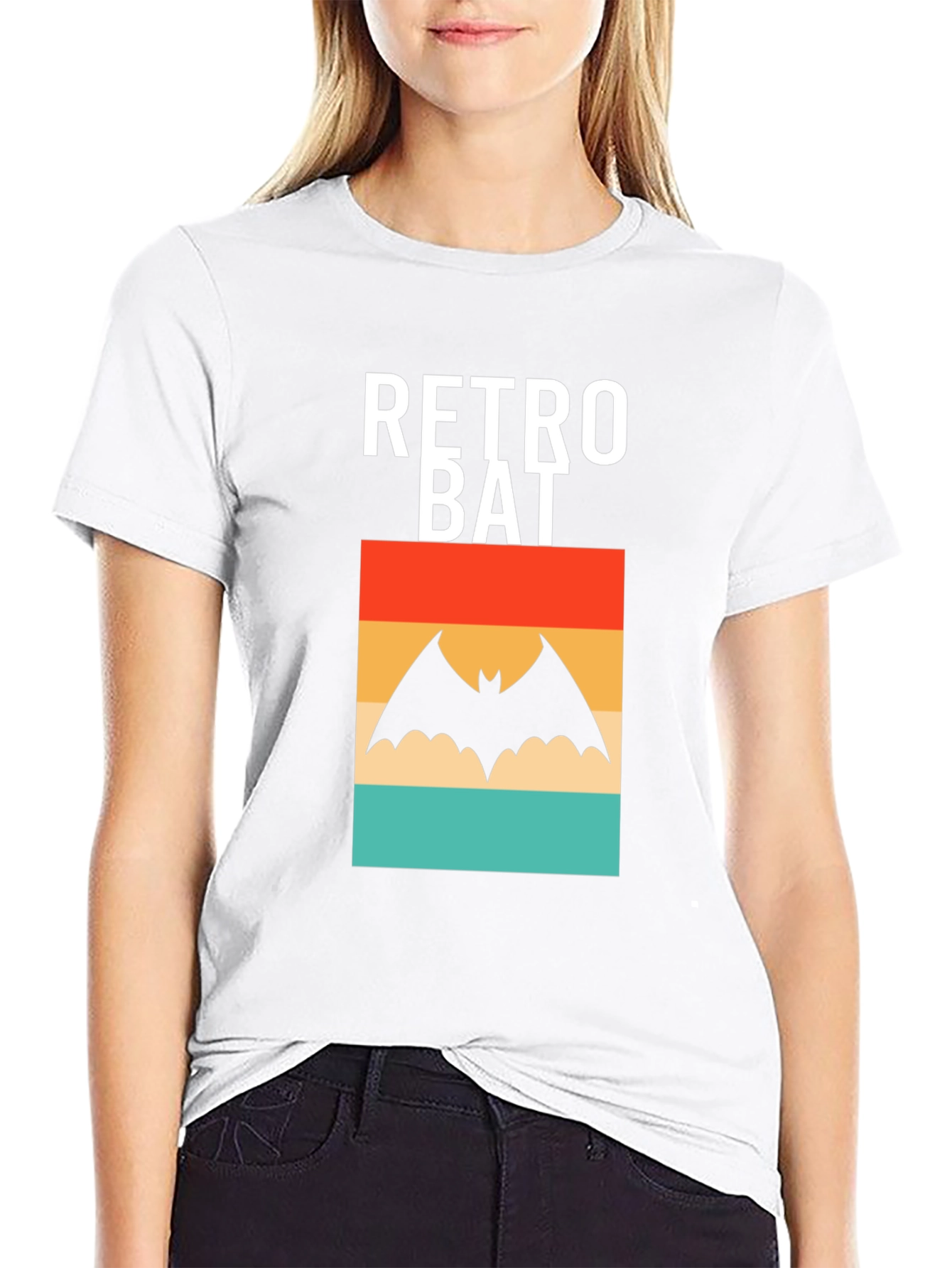 Retro Bat Graphic T-Shirt