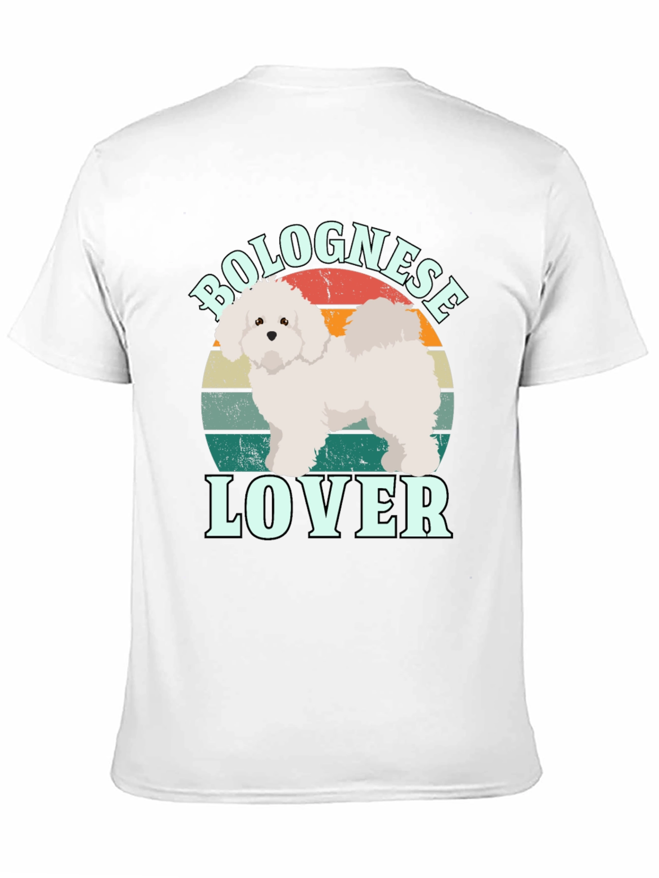 Bolognese Lover Retro T-Shirt | Dog Graphic Tee
