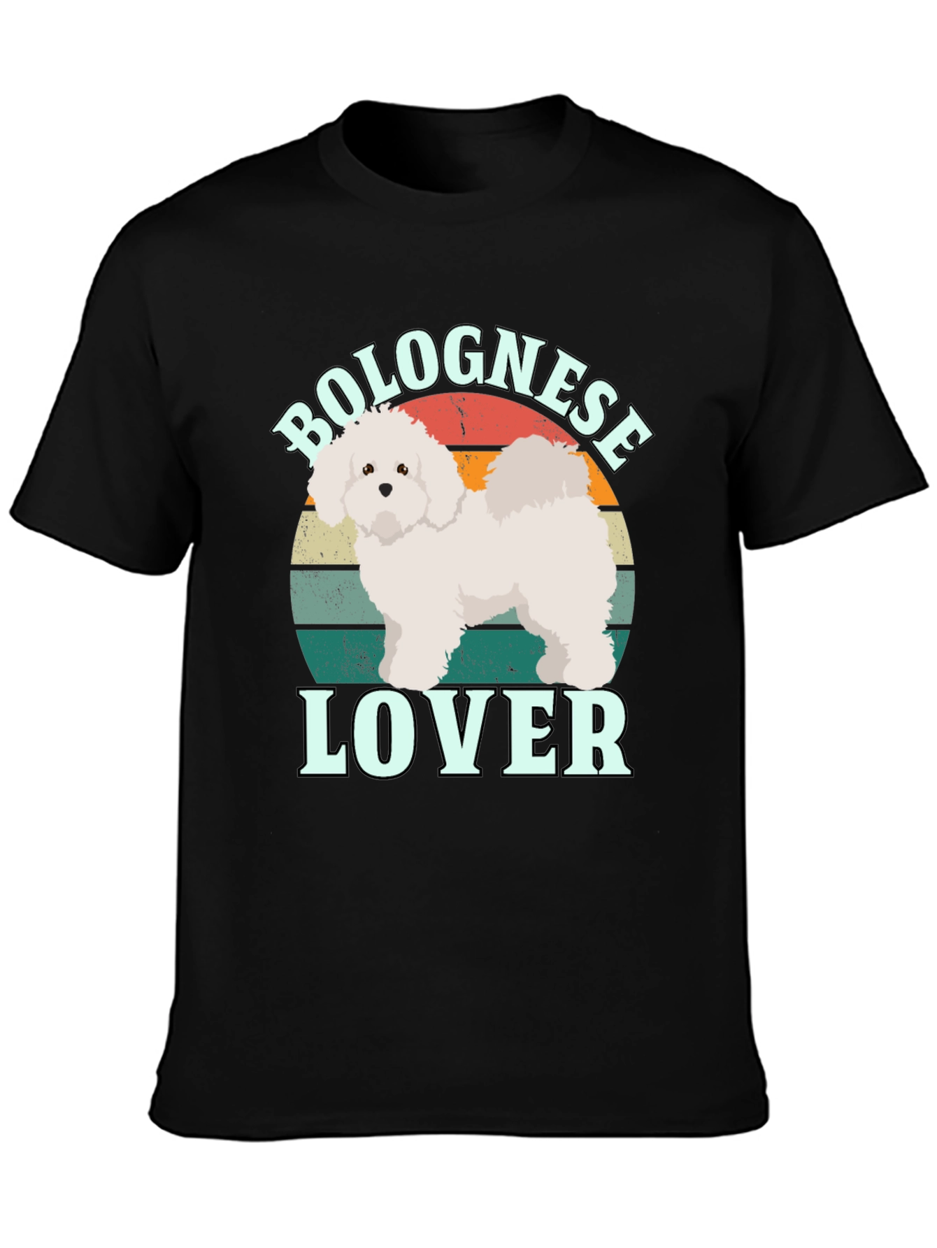 Bolognese Lover Retro T-Shirt | Dog Graphic Tee