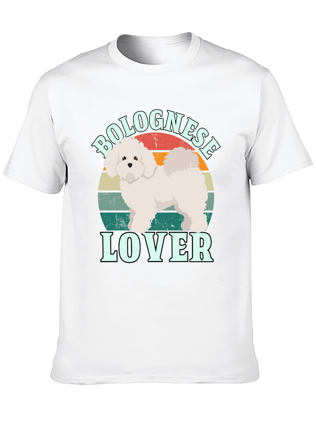 Bolognese Lover Retro T-Shirt | Dog Graphic Tee