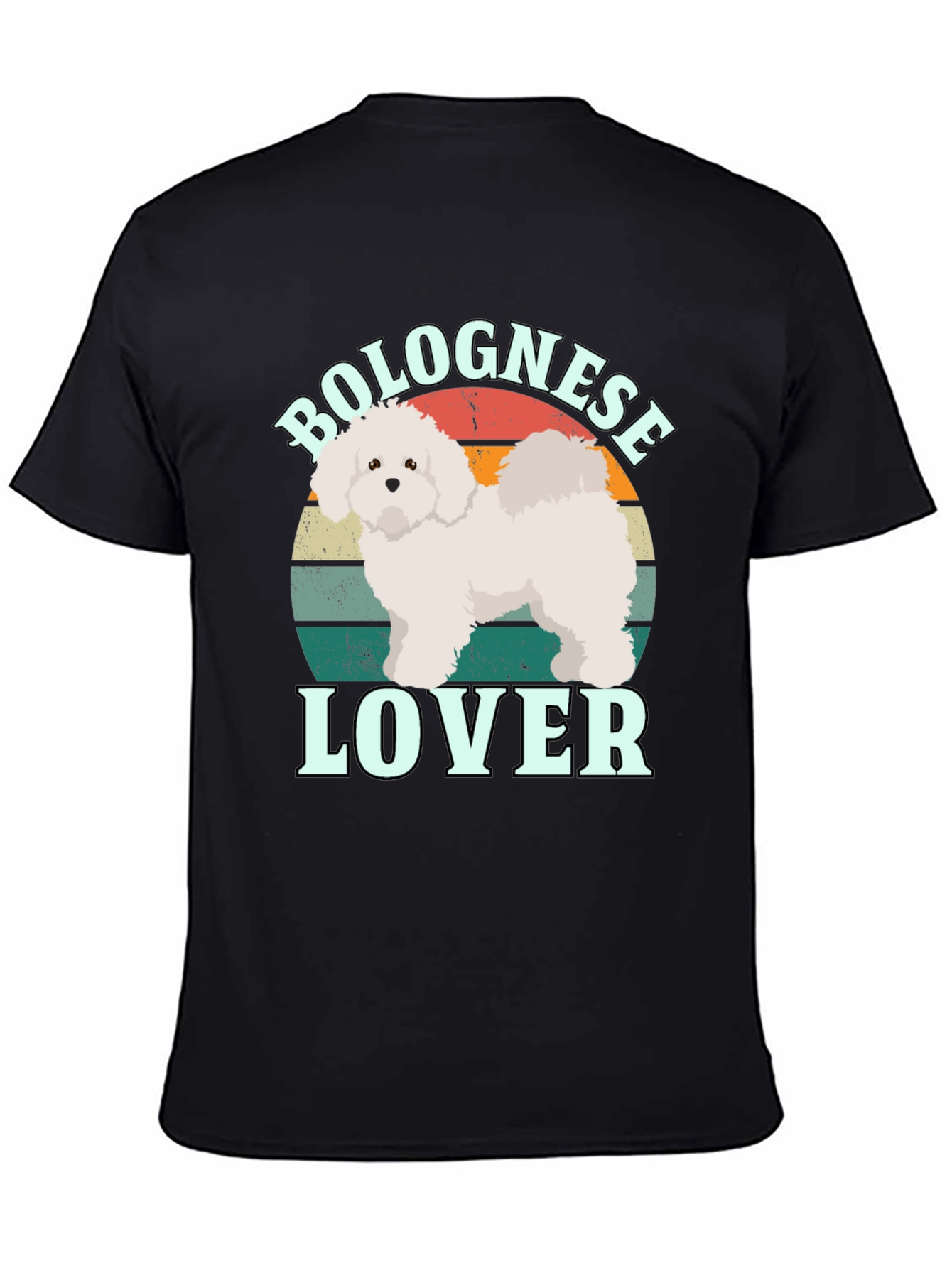 Bolognese Lover Retro T-Shirt | Dog Graphic Tee