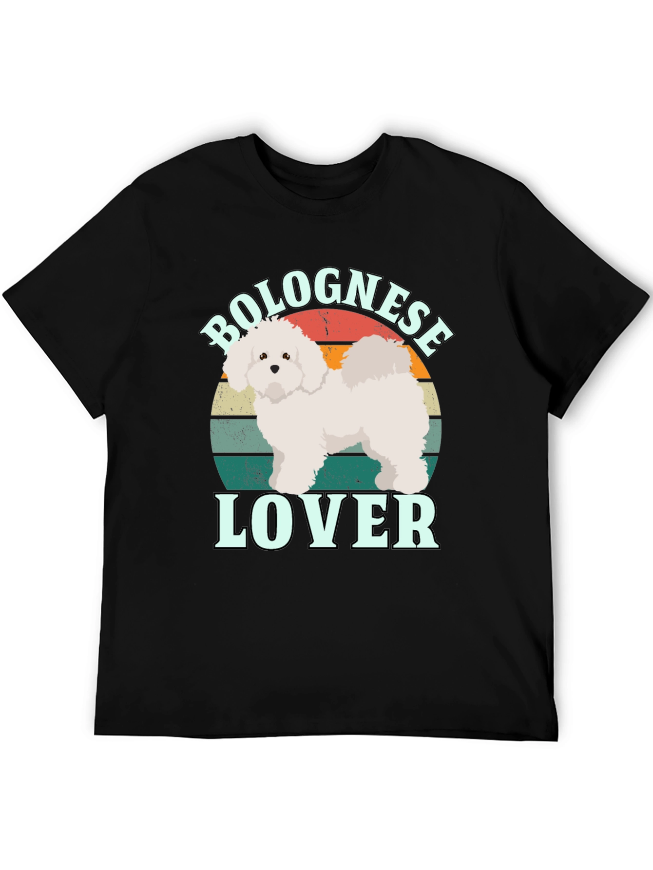 Bolognese Lover Retro T-Shirt | Dog Graphic Tee