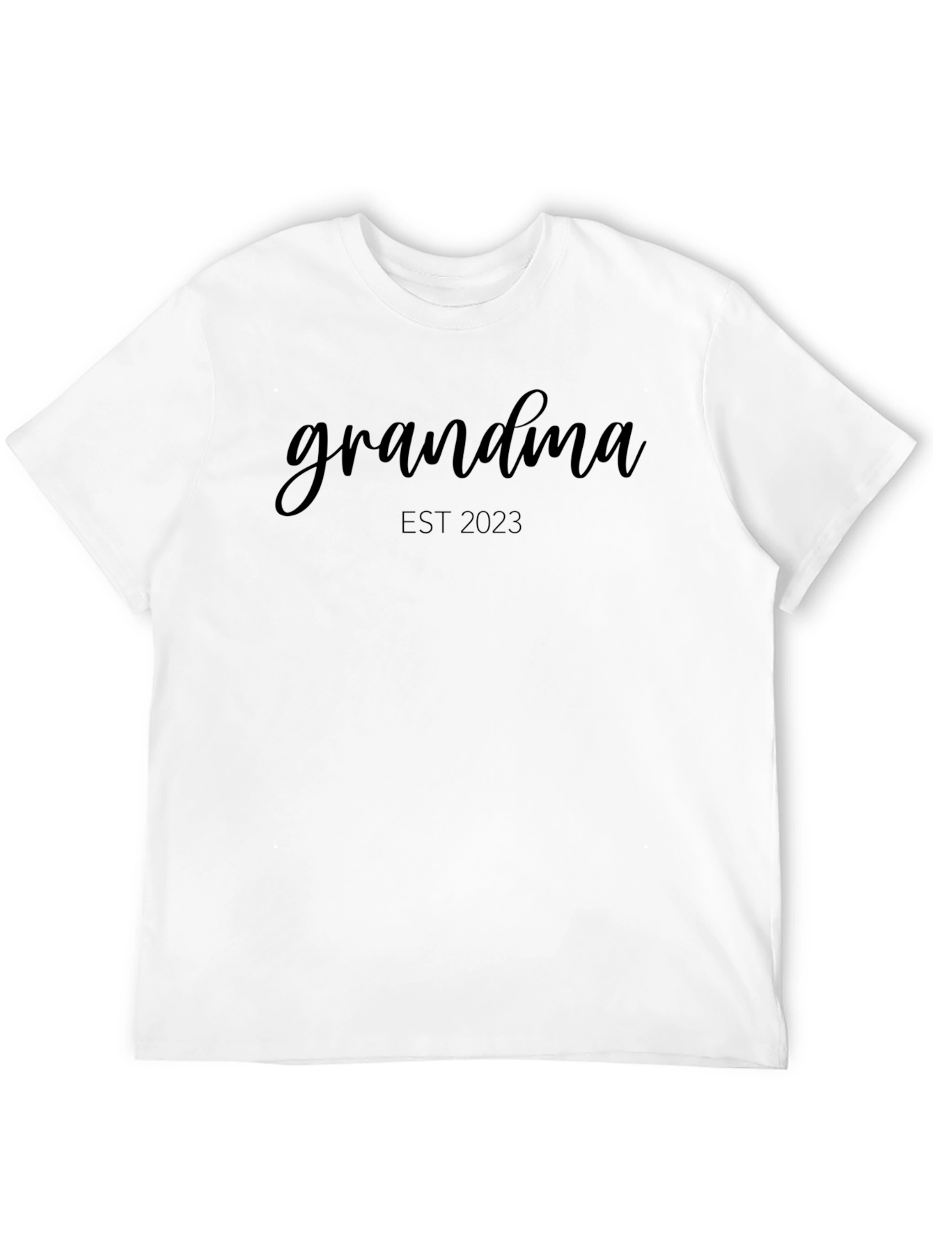 Grandma Est. 2023 Black Tee