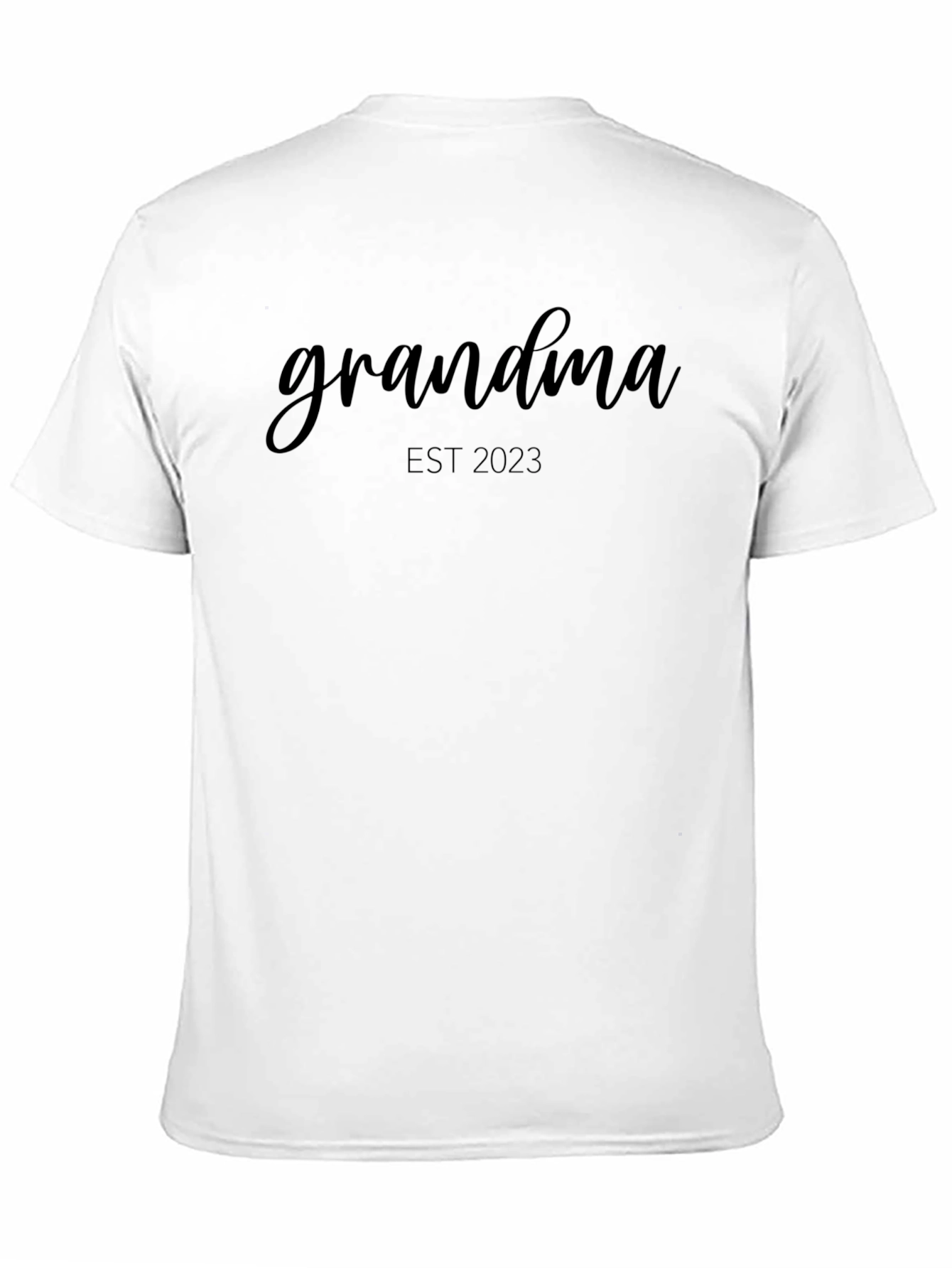 Grandma Est. 2023 Black Tee