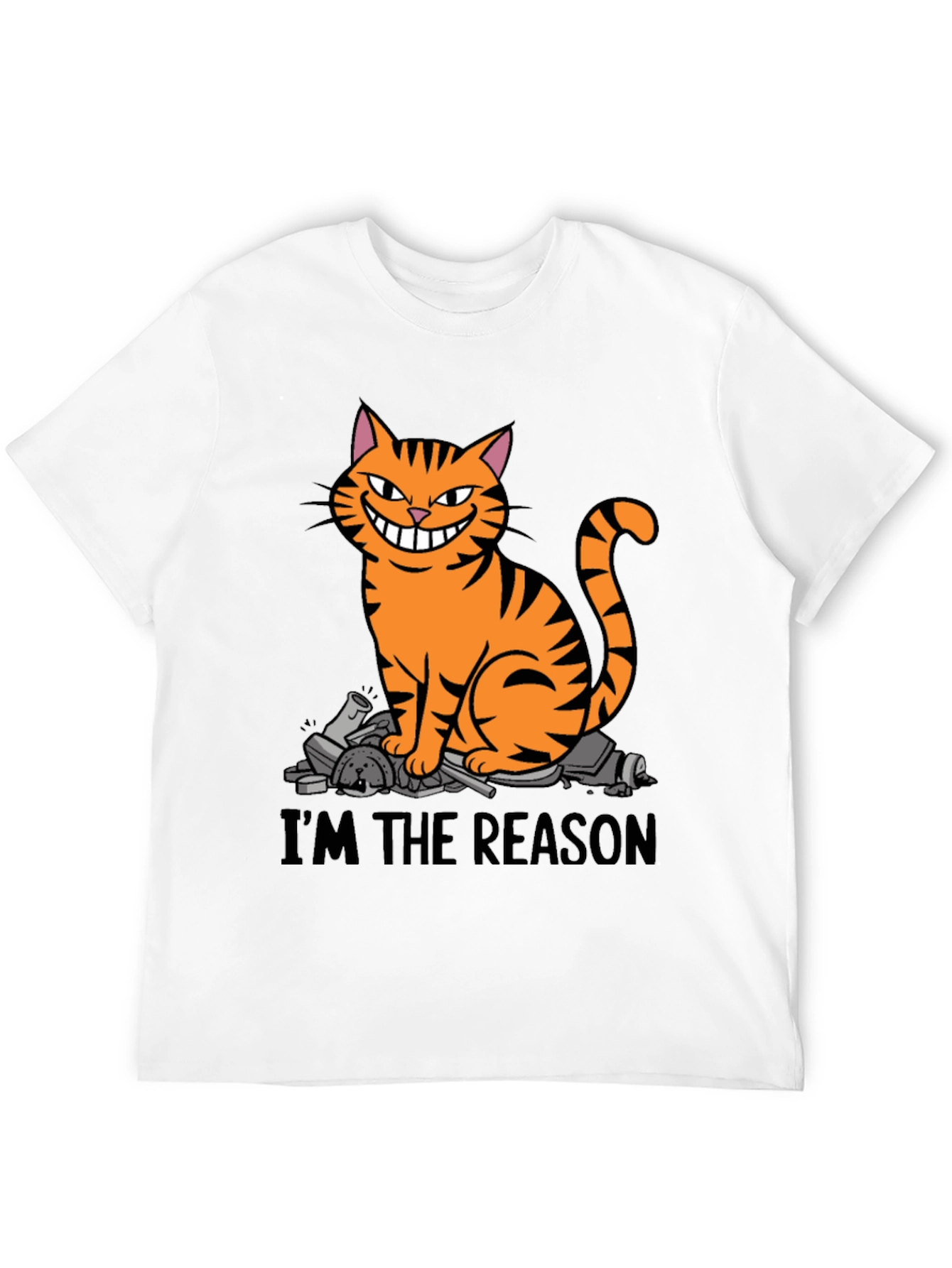 Im The Reason Cat Graphic T-Shirt