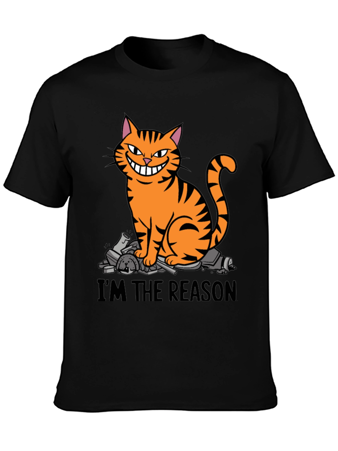 Im The Reason Cat Graphic T-Shirt