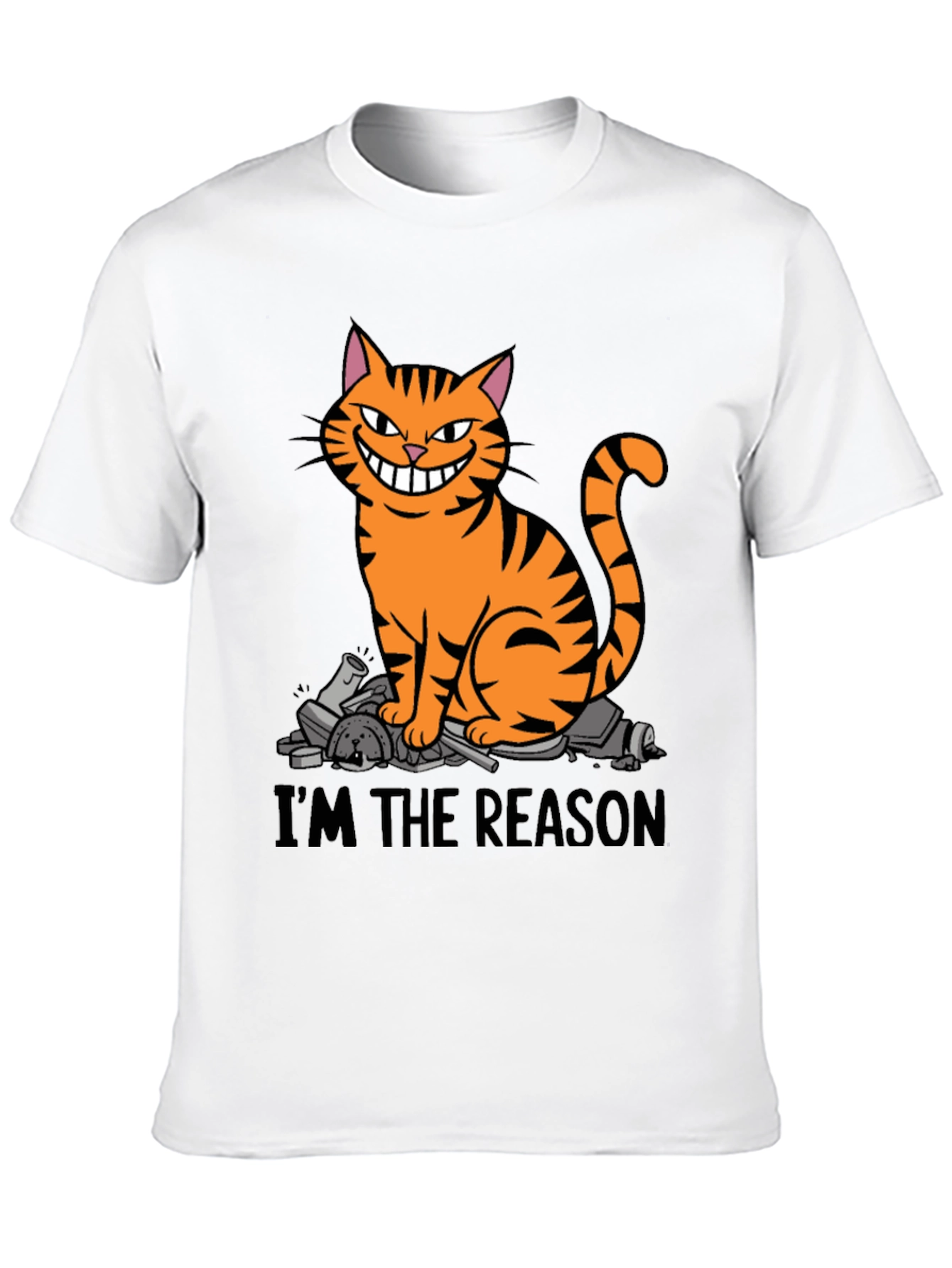 Im The Reason Cat Graphic T-Shirt