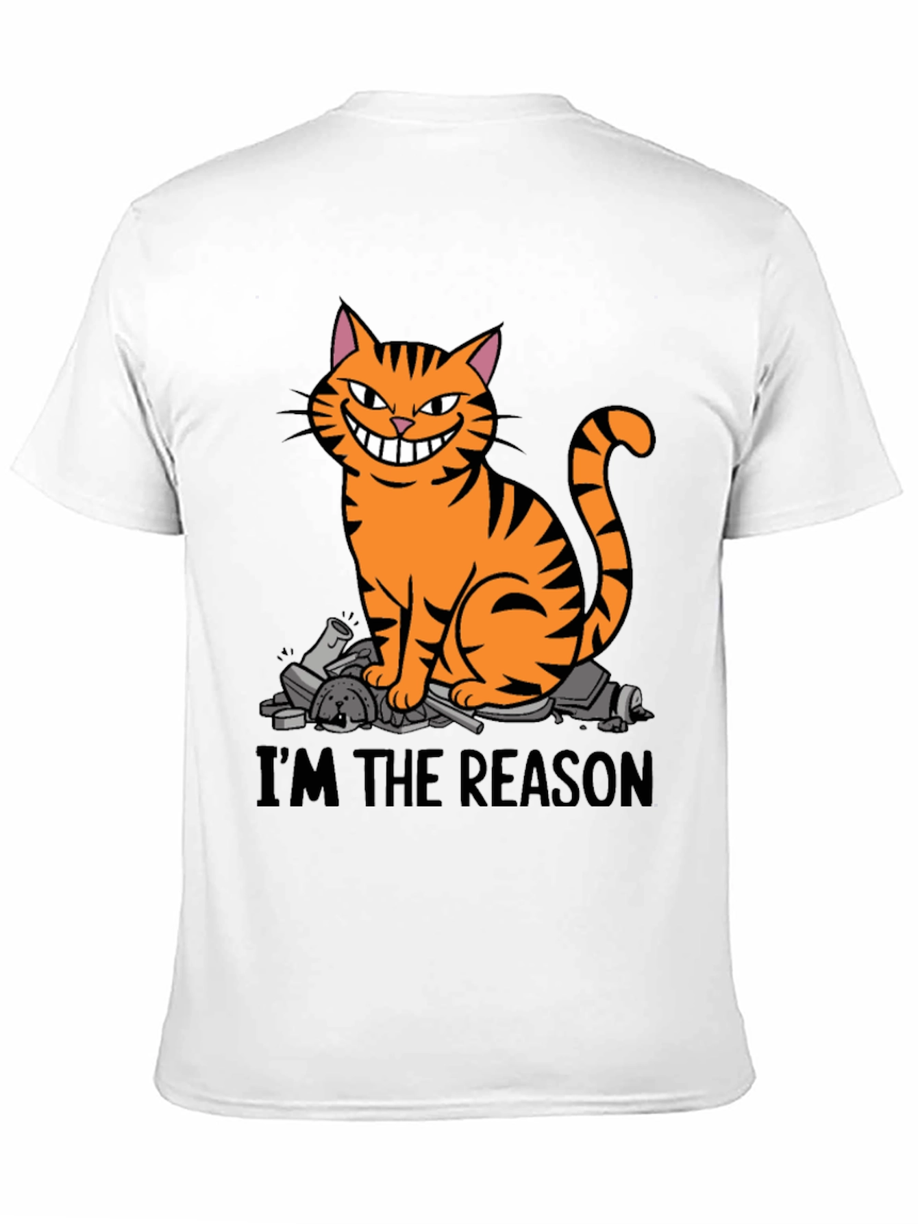 Im The Reason Cat Graphic T-Shirt