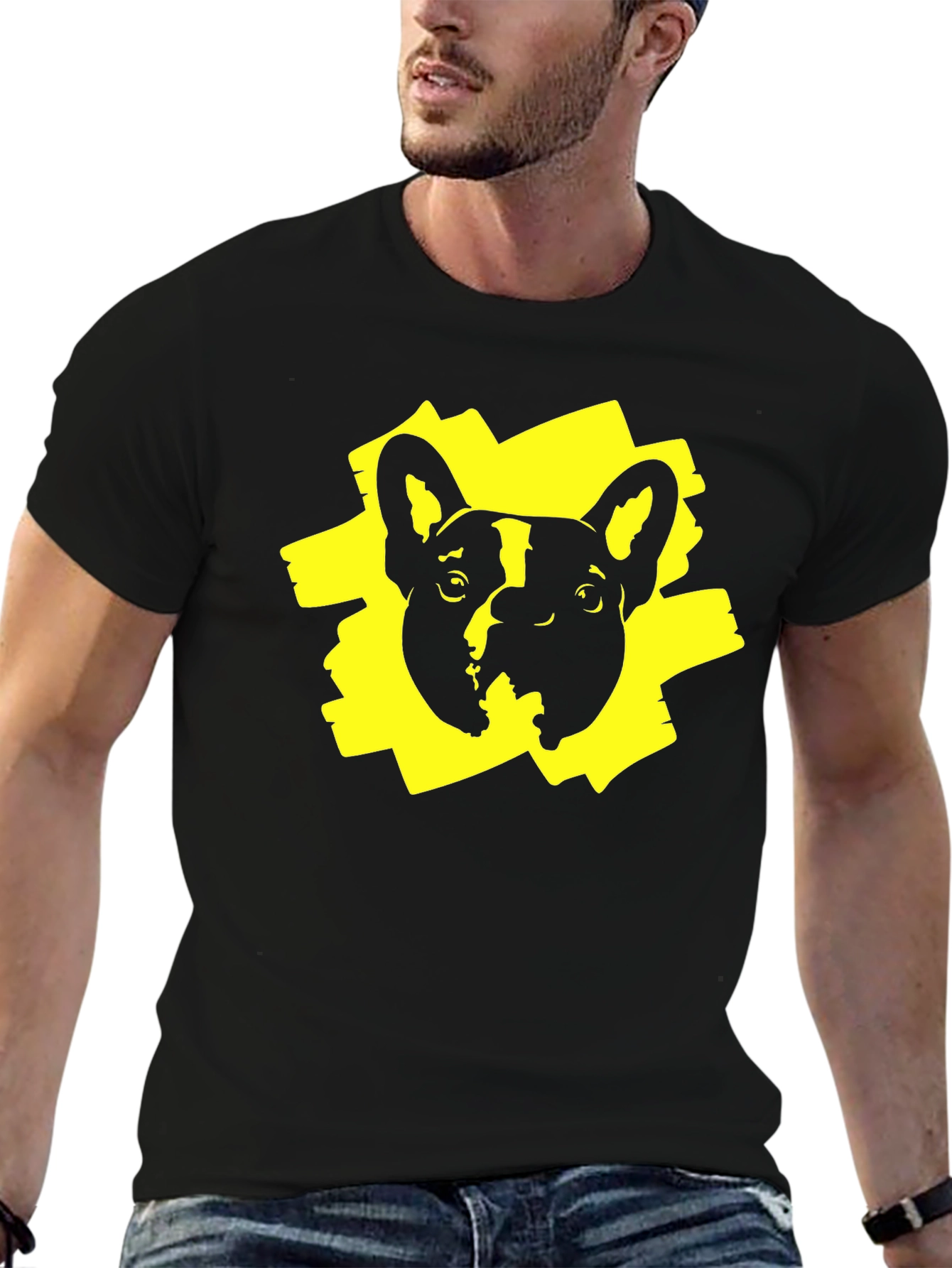 Cool Bulldog Graphic Tee