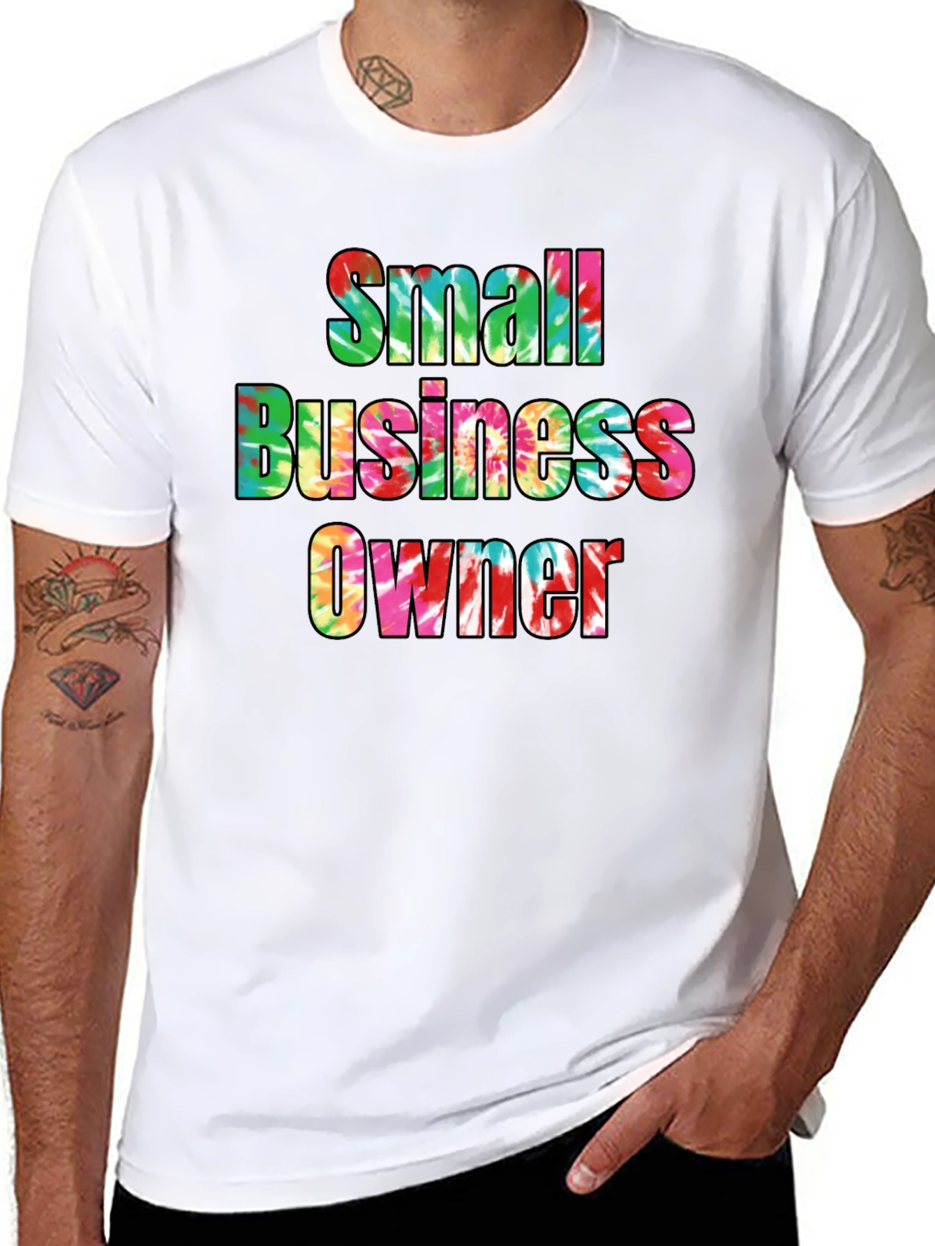 Small Business Owner Tie Dye T-Shirt