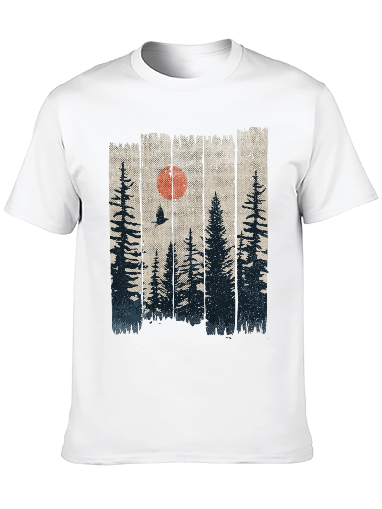 Nature Forest T-Shirt - Black