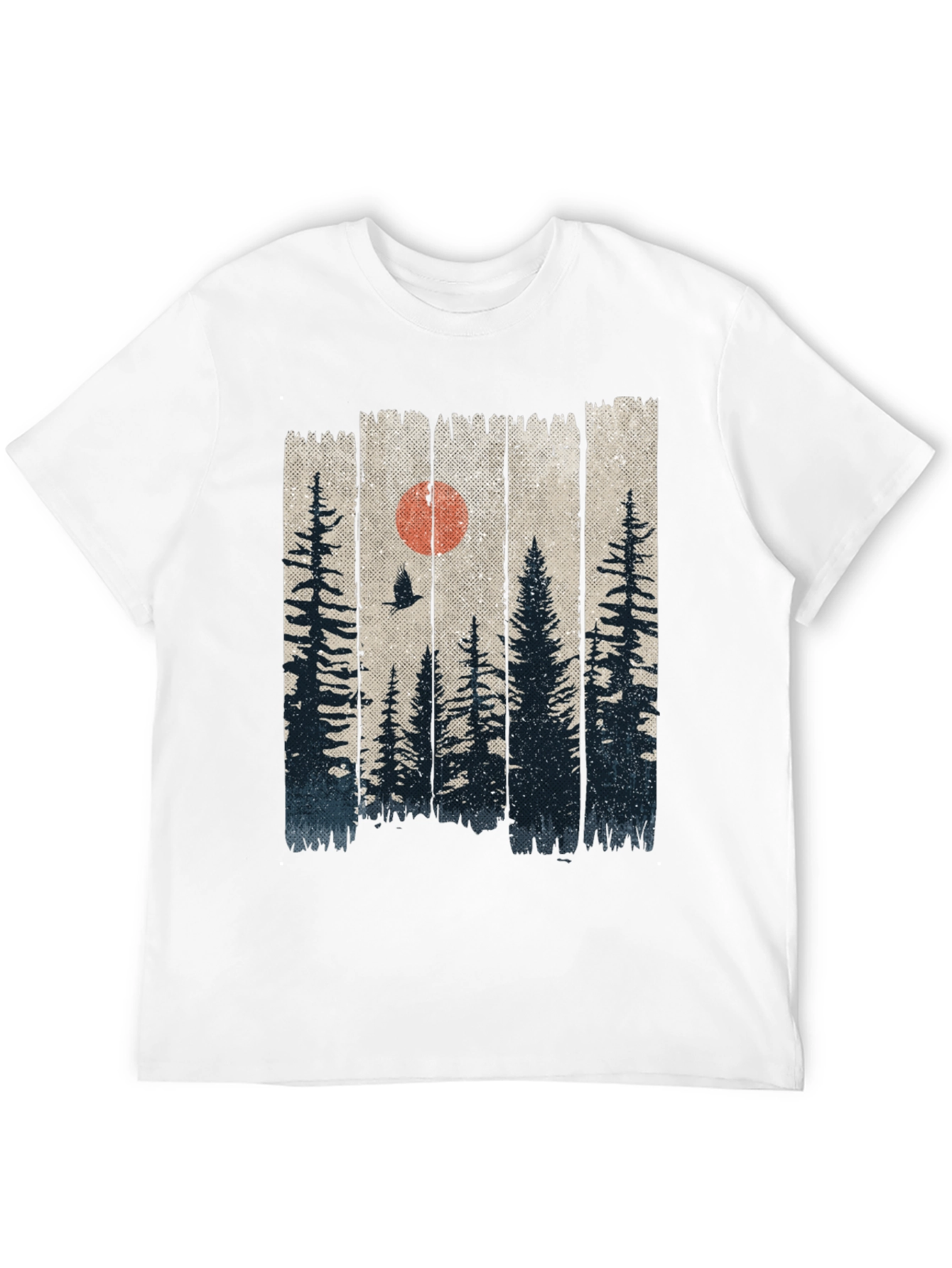 Nature Forest T-Shirt - Black