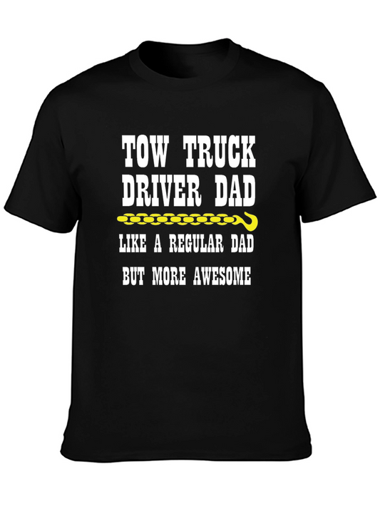 Tow Truck Driver Dad Graphic T-Shirt
