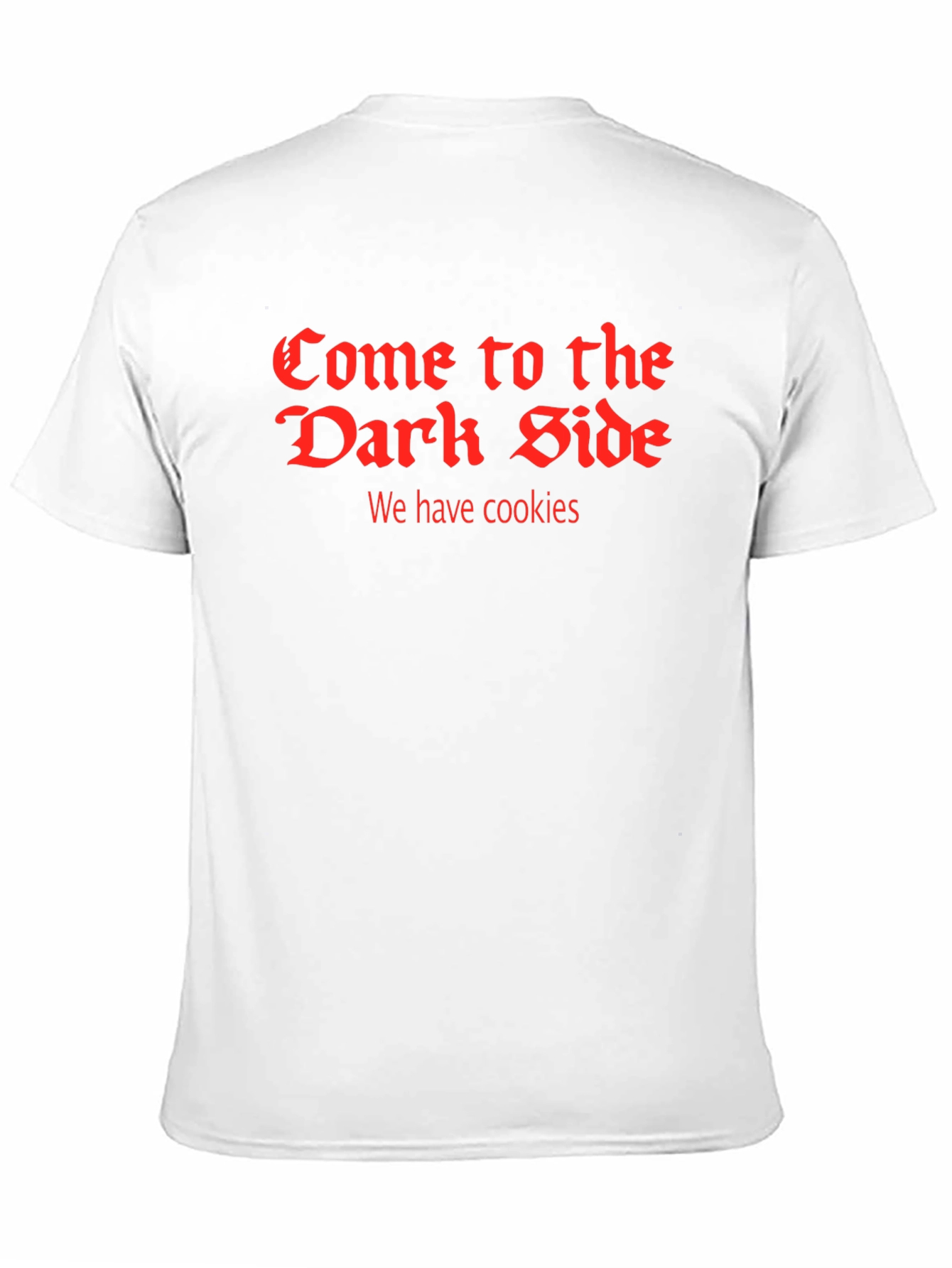 Dark Side Cookies Graphic Tee - Funny Slogan T-Shirt